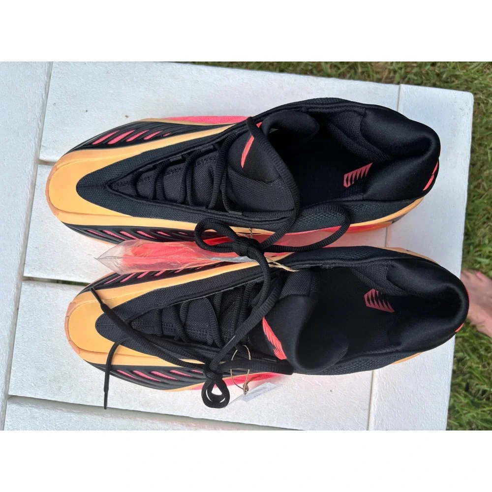 Adidas Anthony Edwards 2 Low AE1 Coral Black Basketball Shoes IF1863 Mens 13